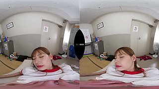 Japanese gorgeous teen VR heart-stopping porn