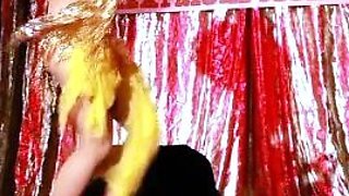 Amateur striptease and Solo masturbation