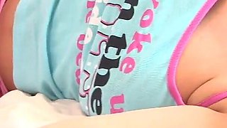 Busty Brunette Babe Demi Scott Takes off Her Clotes and Shows Her Naked Body on Cam