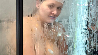 Stepson Peeks at Stepmom in the Shower