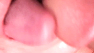 MILF Sucking and Sucking Cock Until It Comes on My Face I Masturbate in My Mouth and Swallow Milk