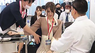 Asian schoolgirl enjoy group sex