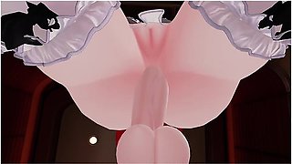 Filling Up Your Bunny Maid With Car Toon