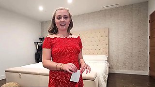 Thick Blonde Step Daughter Eva Nyx Gets Her Juicy Teen