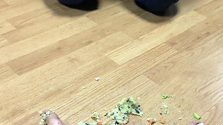 He Takes His Meal Thanks to My Feet...