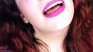 A Sensual Scarlet Mouth Exploration