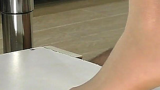 Cock Get Flattened (nylon) Hard