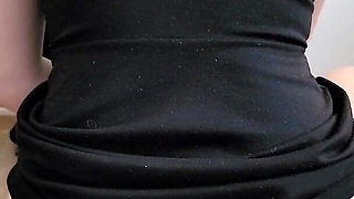 Leashed Sissy Drinks Mistress Piss Like the Thirsty Slave She Is