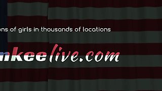 Big-tit Blonde Latina MILF Masturbates in a Fancy Hotel Room