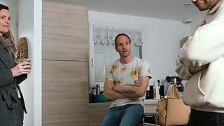 Two Hard Cocks for a Horny MILF Part 1