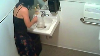 Coffee pissing office slut