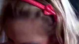 Mia De Berg gets her pussy fucked and fingered outdoor by big cock