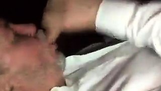 Mature Daddy Blows Young Stud in Cruising Cinema