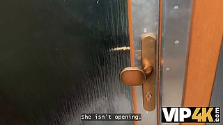 Vip4k. he wasn't providing her Huge Tits any gusto, so she decided to nail a stranger right in front of him