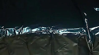 This time i had no mercy for my slave. I took his little cock out of his pants and tied it