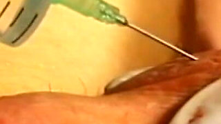 Dominating penis punctures