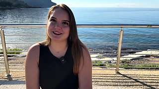 Mexicana blowjob with her big boobs