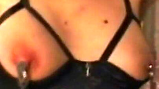 Tits pinching humiliates