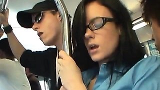 Stephanie Sage In Some Japanese-style (CENSORED) BUS