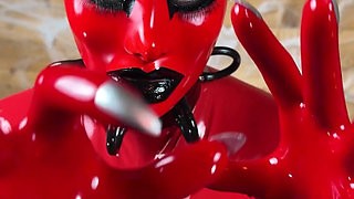 Latex Devil Miss Fetilicious Is Ready for Halloween