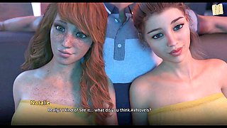 Adult visual novel featuring big natural tits and immersive gameplay