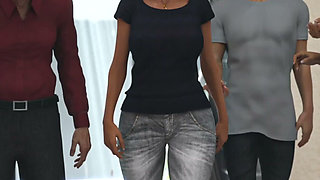 Being a Wife (v1.220p) - P17 - She Cheats Right Behind Her Husband’s Back While Shopping - the Best Cuckolding Scene Ever