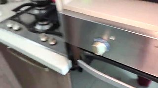 Hot Latina Step Mom In Sexy Pajamas Fucks Step Son In Kitchen Homemade