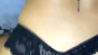 Horny Mexican Wife Fucking with Her Sexy Lingerie