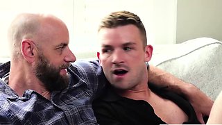 Lane Colten tongues Stevie Trixx man pussy