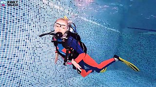 Lucy Laurens Underwater Lesbian Scuba Instructor POV Pussy Fuck Seduction