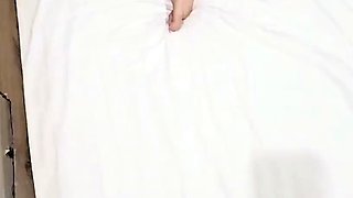 Amateur brunette Michelle with small tit