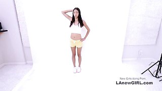 Harmonious beauty's brunettes clip