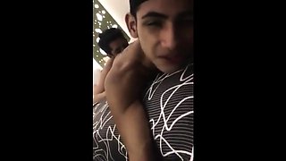 Hot twink rimmed while filming himself