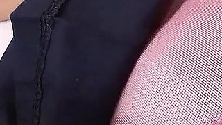 Skinny Asian teen caught masturbating and fucked by stepdad