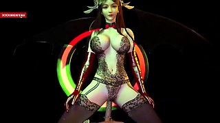 Queen Bigtits in the Cloud - 3D Animation