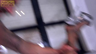 Redheaded Roxi gets the most pleasure from a rough fuck