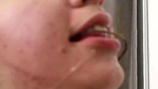 Gih and Larissa in Bondage, Face Slapping, and Big Tits Sucking!