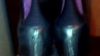 Fucking Nylon-Covered Wet Pussy Until She Squirts