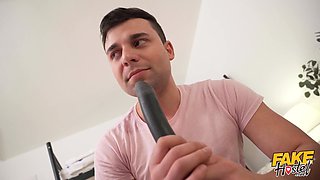 His Big Dick Stuck In A Vacuum Cleaner!