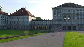 Busty amateur teen outdoor hardcore facial action