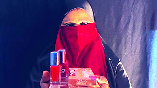 Desi Hijab Big Milk Sales Girl Leashed