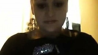 BBW Colombian Plays with Her Big Tits on Webcam