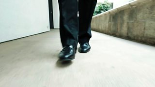 Yoga lecturer with a brilliant body gets off - s3xus - wet 4k