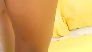 British MILF Leah Strips off Her Sexy Black Dress and Fingers Her Fuckable Cunt
