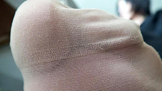 Ignored at My Nylon-clad Boss Feet!