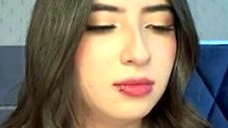 Brunette Solo Webcam Masturbation