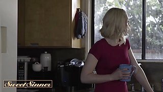 Sweet sinner - when the wifey leaves the hot babysitter takes over with Wet Pussy and wild afternoon pound
