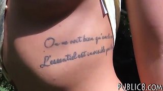 Red Hair Czech Babe Banged In The Woods For Some Money