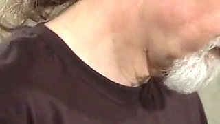 Teen gets her ass spanked by master and orgasms with Hitachi