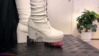 Chun-Li vs Your Meat - Cock Balls Crush Trample, Shoejob, Bootjob, CBT, Ballbusting, Trampling, Stomping